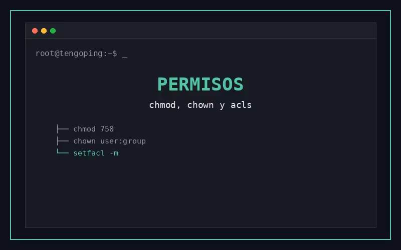 Permisos en Linux: chmod, chown y ACLs explicados