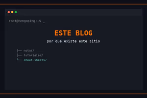 ¿Por qué este blog?